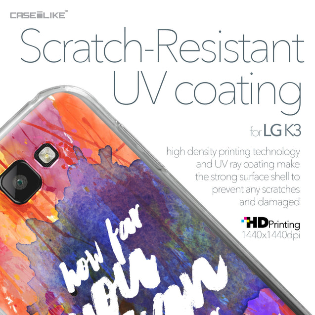 LG K3 case Quote 2421 with UV-Coating Scratch-Resistant Case | CASEiLIKE.com