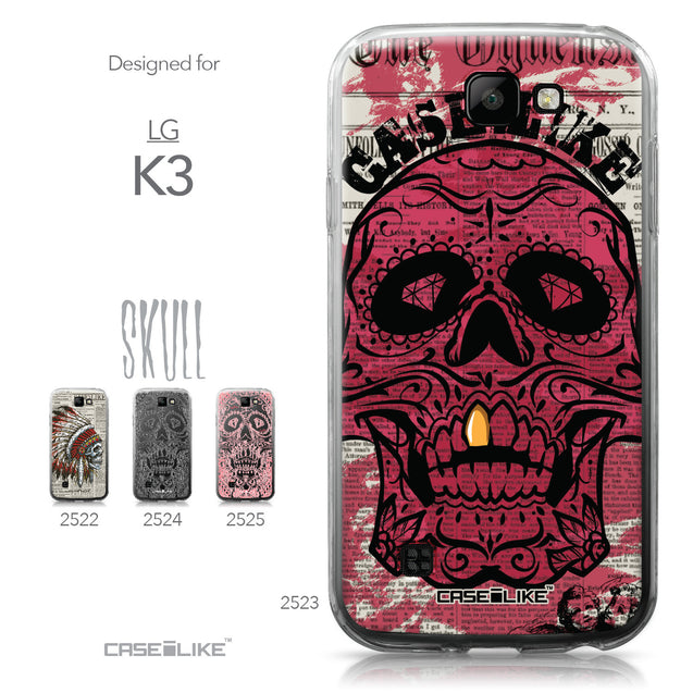 LG K3 case Art of Skull 2523 Collection | CASEiLIKE.com