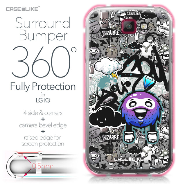 LG K3 case Graffiti 2706 Bumper Case Protection | CASEiLIKE.com
