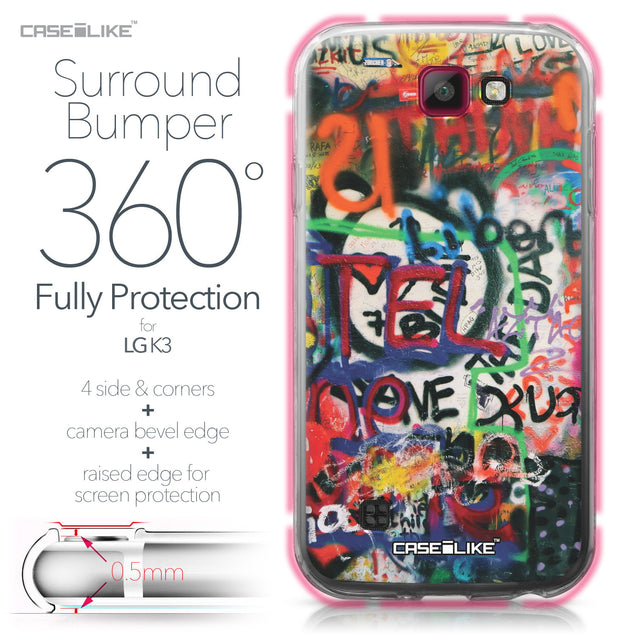 LG K3 case Graffiti 2721 Bumper Case Protection | CASEiLIKE.com