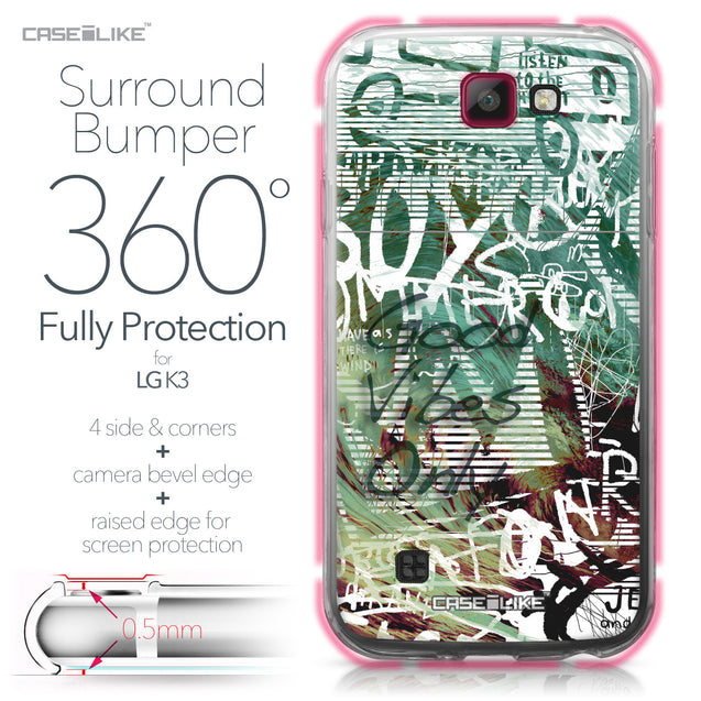LG K3 case Graffiti 2728 Bumper Case Protection | CASEiLIKE.com