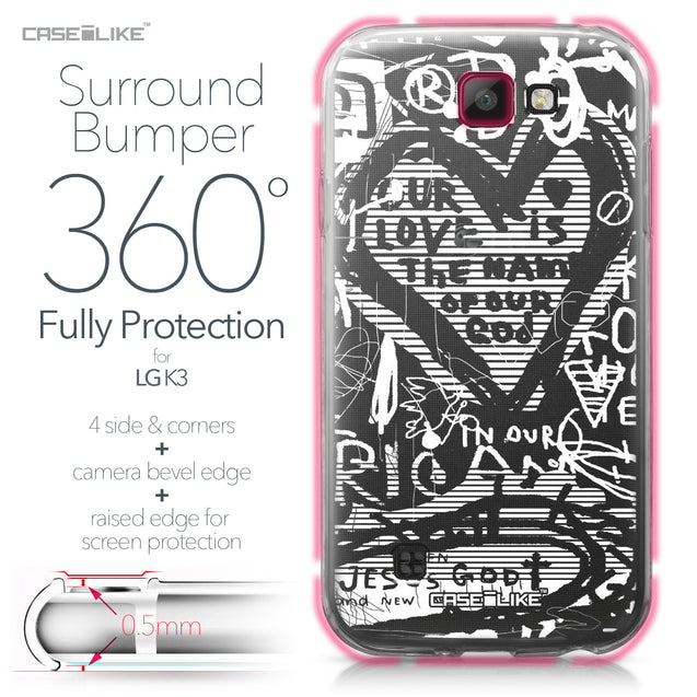 LG K3 case Graffiti 2730 Bumper Case Protection | CASEiLIKE.com