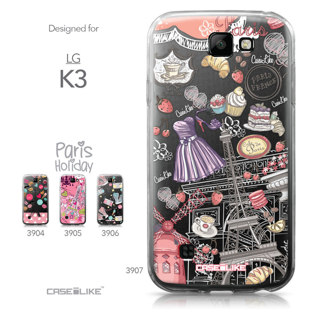 LG K3 case Paris Holiday 3907 Collection | CASEiLIKE.com