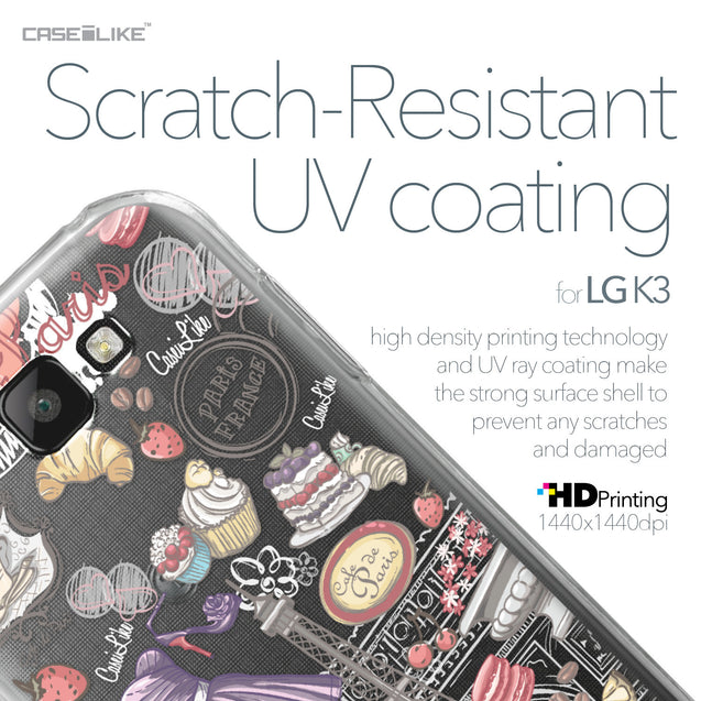 LG K3 case Paris Holiday 3907 with UV-Coating Scratch-Resistant Case | CASEiLIKE.com