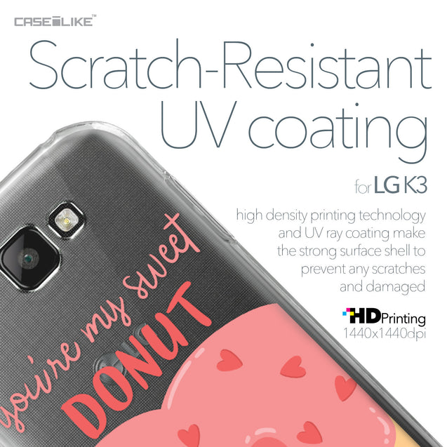 LG K3 case Dounuts 4823 with UV-Coating Scratch-Resistant Case | CASEiLIKE.com