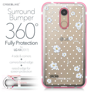 LG K4 2017 case Watercolor Floral 2235 Bumper Case Protection | CASEiLIKE.com