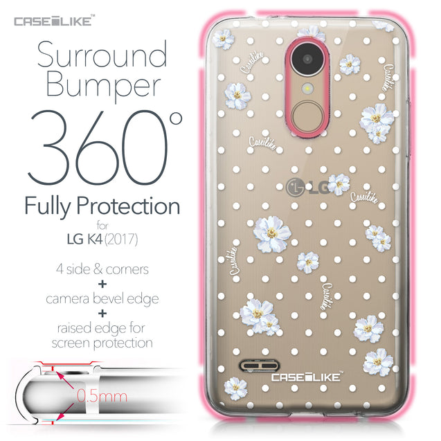 LG K4 2017 case Watercolor Floral 2235 Bumper Case Protection | CASEiLIKE.com