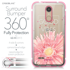 LG K4 2017 case Gerbera 2258 Bumper Case Protection | CASEiLIKE.com