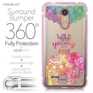 LG K4 2017 case Mandala Art 2302 Bumper Case Protection | CASEiLIKE.com