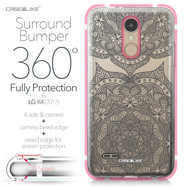 LG K4 2017 case Mandala Art 2304 Bumper Case Protection | CASEiLIKE.com