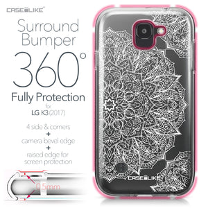 LG K3 2017 case Mandala Art 2091 Bumper Case Protection | CASEiLIKE.com