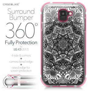 LG K3 2017 case Mandala Art 2097 Bumper Case Protection | CASEiLIKE.com