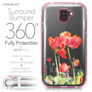 LG K3 2017 case Watercolor Floral 2230 Bumper Case Protection | CASEiLIKE.com