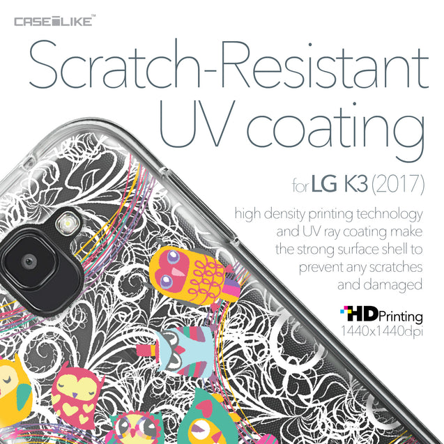 LG K3 2017 case Owl Graphic Design 3316 with UV-Coating Scratch-Resistant Case | CASEiLIKE.com