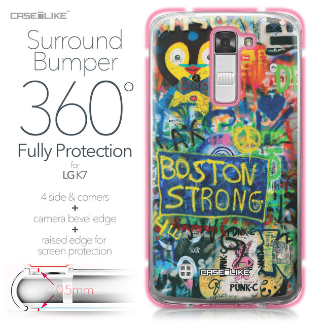 LG K7 case Graffiti 2723 Bumper Case Protection | CASEiLIKE.com