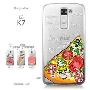 LG K7 case Pizza 4822 Collection | CASEiLIKE.com