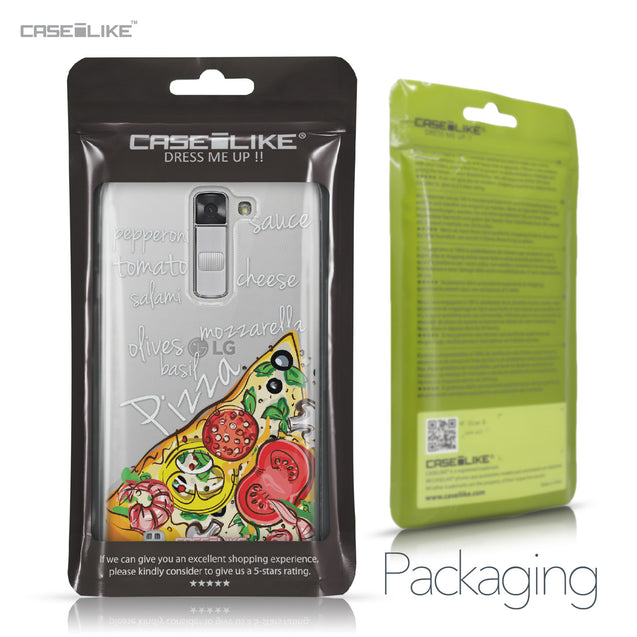 LG K7 case Pizza 4822 Retail Packaging | CASEiLIKE.com