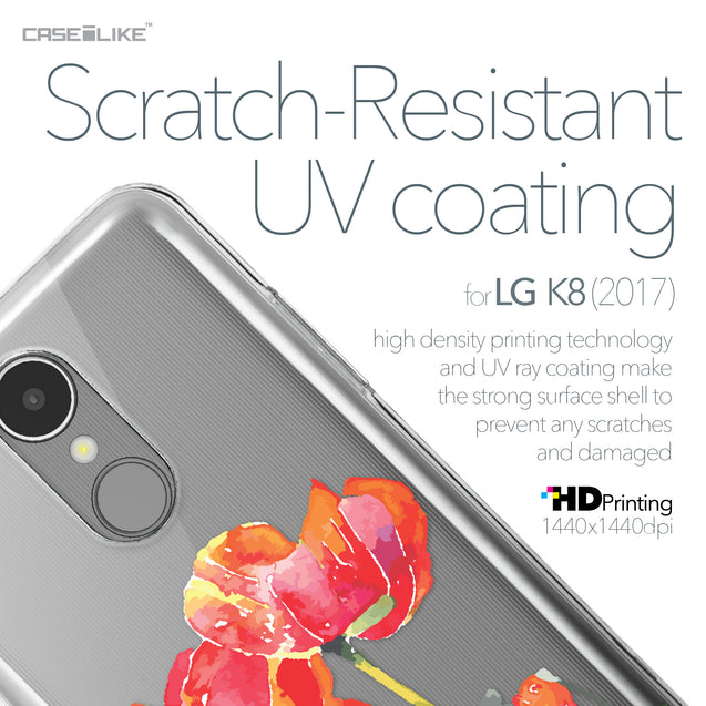 LG K8 2017 case Watercolor Floral 2230 with UV-Coating Scratch-Resistant Case | CASEiLIKE.com