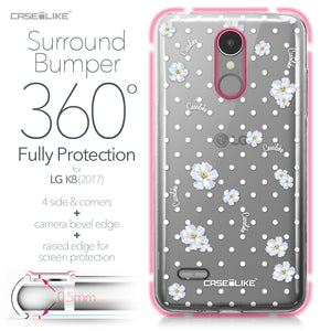 LG K8 2017 case Watercolor Floral 2235 Bumper Case Protection | CASEiLIKE.com