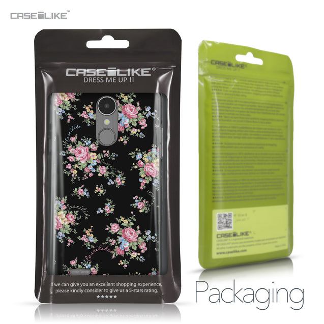 LG K8 2017 case Floral Rose Classic 2261 Retail Packaging | CASEiLIKE.com