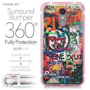 LG K8 2017 case Graffiti 2721 Bumper Case Protection | CASEiLIKE.com