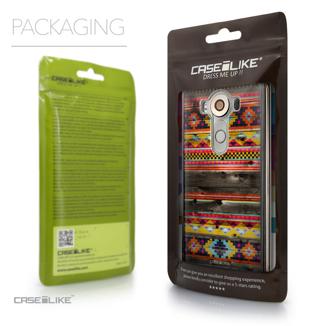 Packaging - CASEiLIKE LG V10 back cover Indian Tribal Theme Pattern 2048