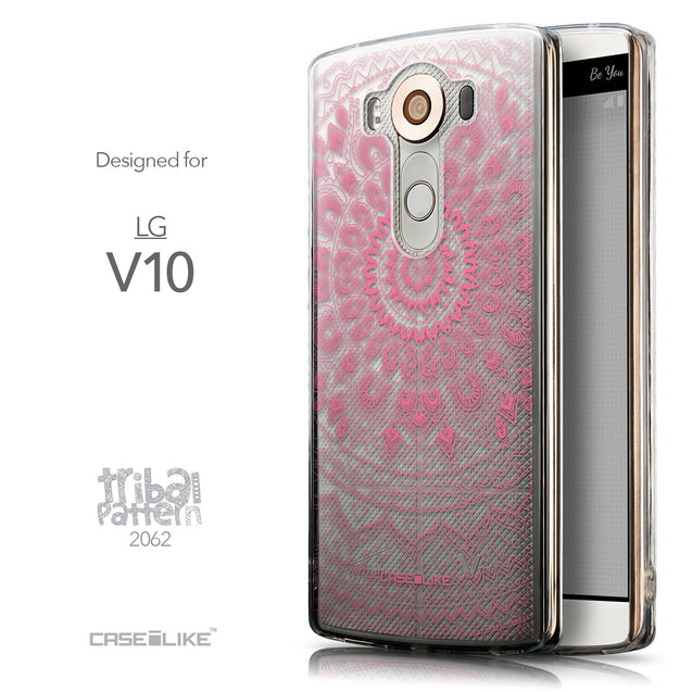 Front & Side View - CASEiLIKE LG V10 back cover Indian Line Art 2062