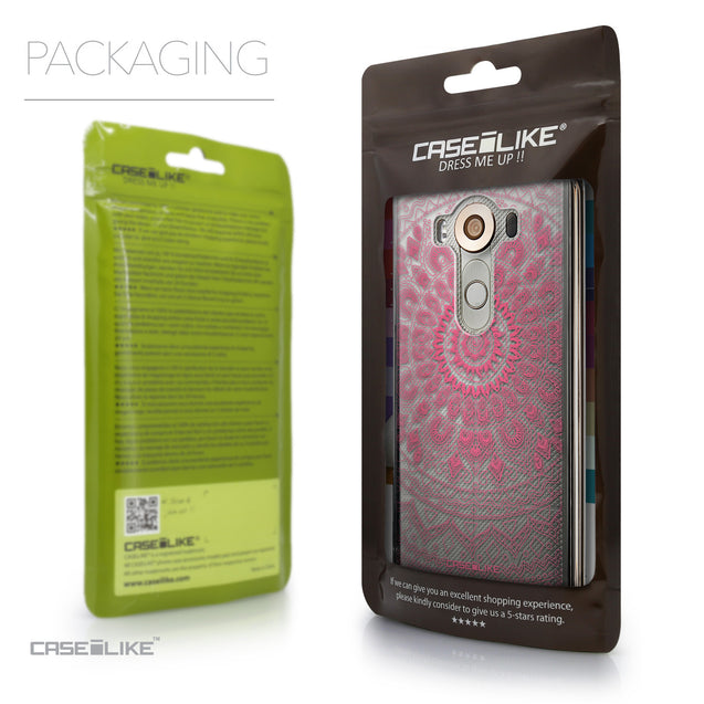 Packaging - CASEiLIKE LG V10 back cover Indian Line Art 2062