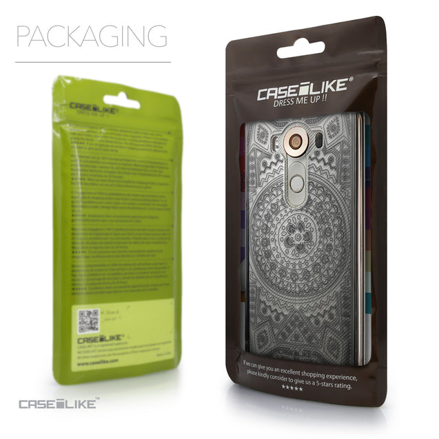 Packaging - CASEiLIKE LG V10 back cover Indian Line Art 2063