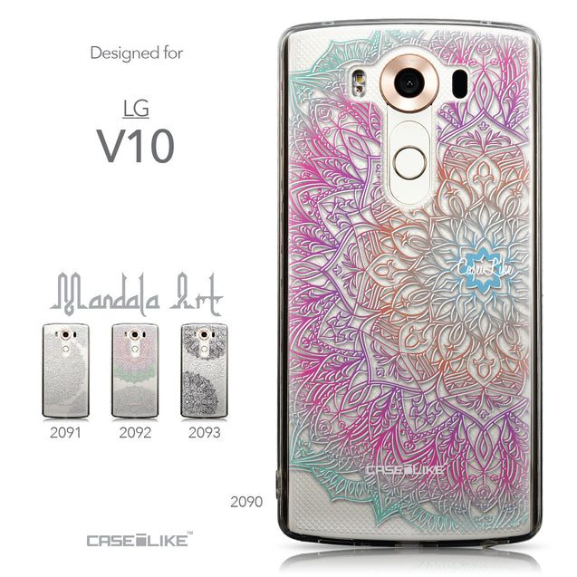 Collection - CASEiLIKE LG V10 back cover Mandala Art 2090