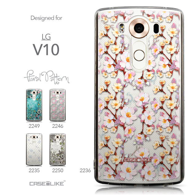 Collection - CASEiLIKE LG V10 back cover Watercolor Floral 2236
