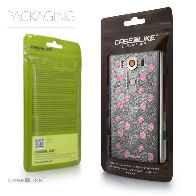 Packaging - CASEiLIKE LG V10 back cover Flowers Herbs 2246