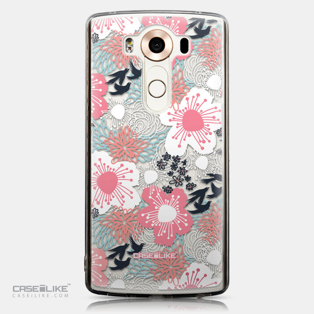 CASEiLIKE LG V10 back cover Japanese Floral 2255