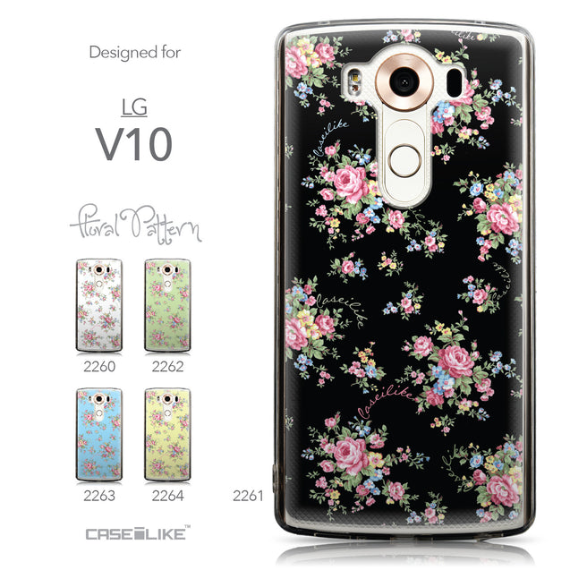 Collection - CASEiLIKE LG V10 back cover Floral Rose Classic 2261