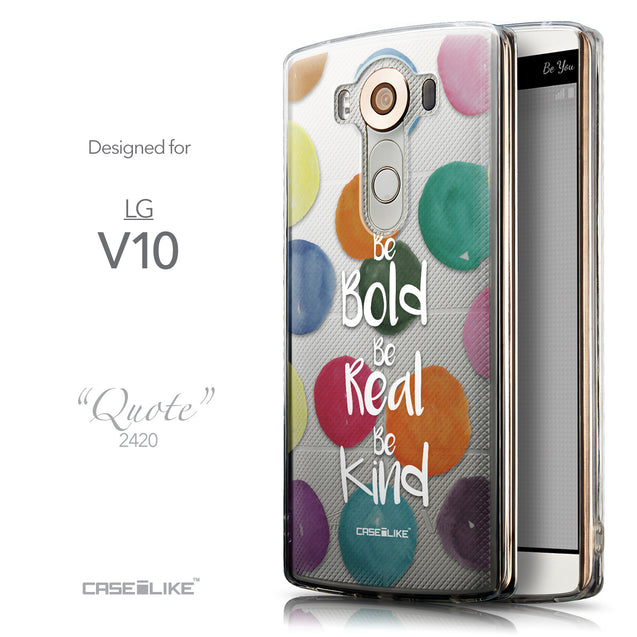 Front & Side View - CASEiLIKE LG V10 back cover Quote 2420