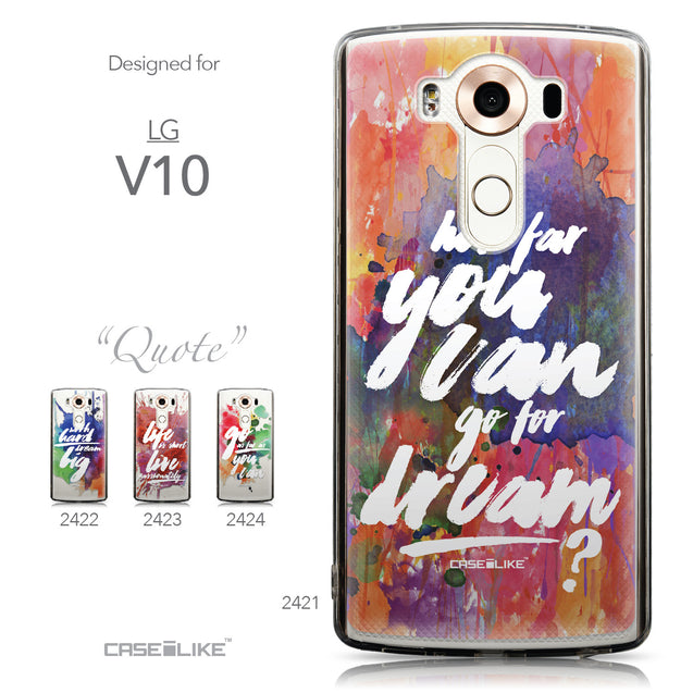 Collection - CASEiLIKE LG V10 back cover Quote 2421