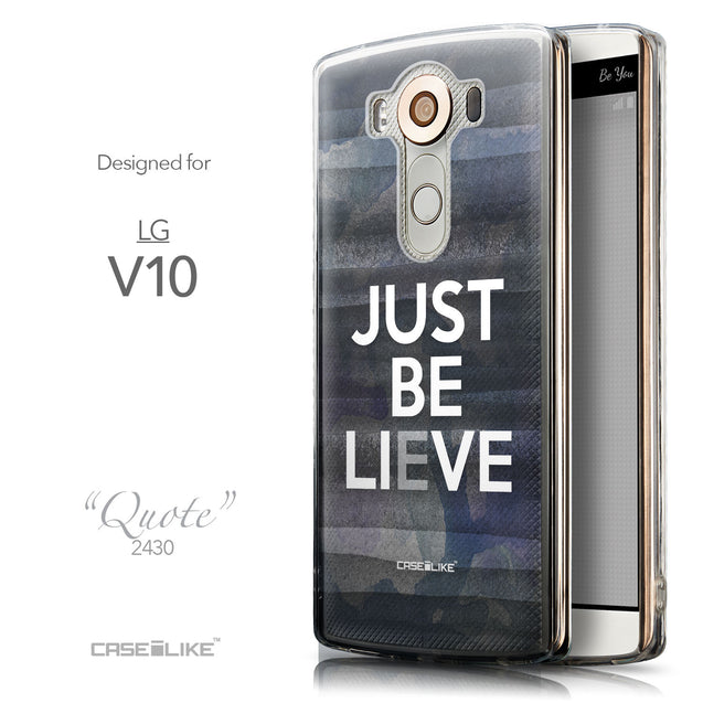 Front & Side View - CASEiLIKE LG V10 back cover Quote 2430