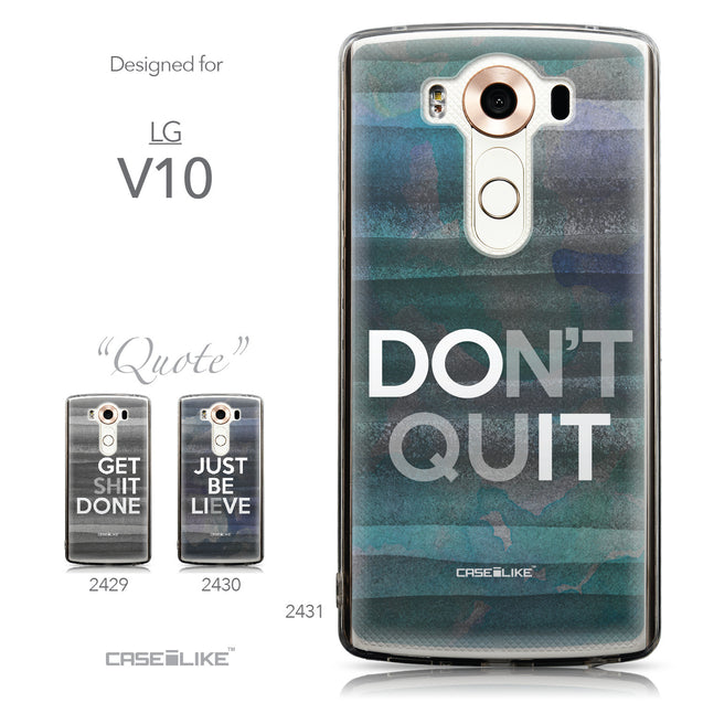 Collection - CASEiLIKE LG V10 back cover Quote 2431