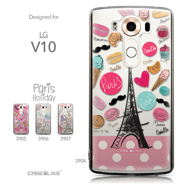 Collection - CASEiLIKE LG V10 back cover Paris Holiday 3904