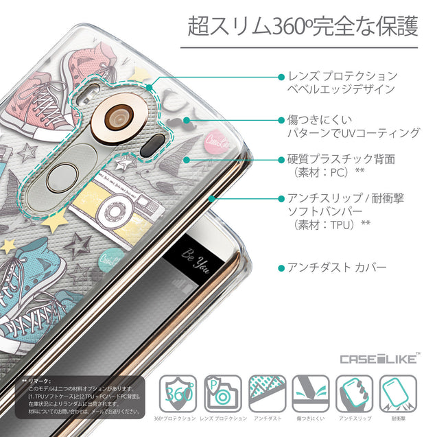 Details in Japanese - CASEiLIKE LG V10 back cover Paris Holiday 3906
