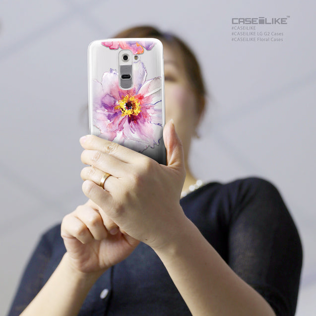 Share - CASEiLIKE LG G2 back cover Watercolor Floral 2231