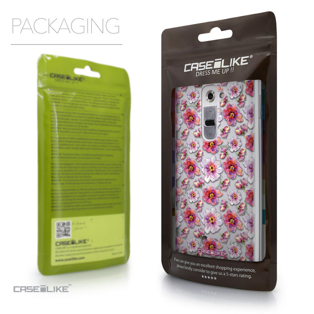 Packaging - CASEiLIKE LG G2 back cover Watercolor Floral 2232