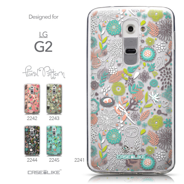 Collection - CASEiLIKE LG G2 back cover Spring Forest White 2241