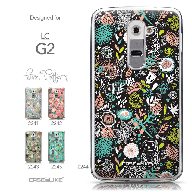 Collection - CASEiLIKE LG G2 back cover Spring Forest Black 2244