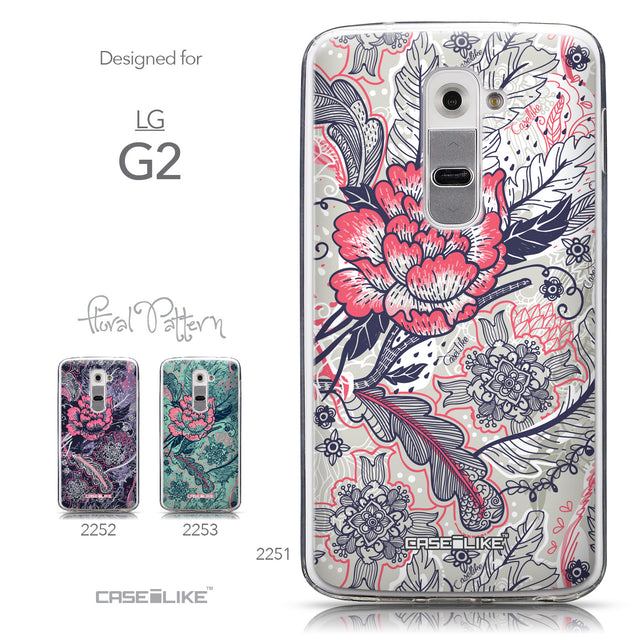 Collection - CASEiLIKE LG G2 back cover Vintage Roses and Feathers Beige 2251