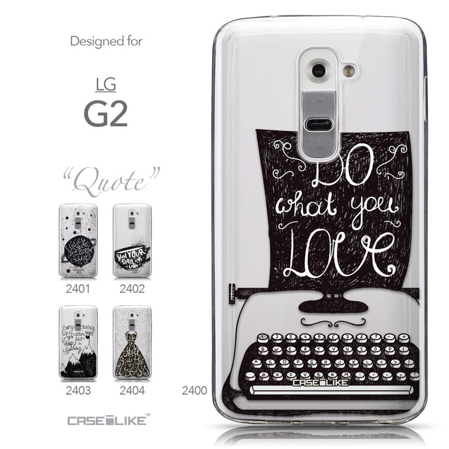Collection - CASEiLIKE LG G2 back cover Quote 2400