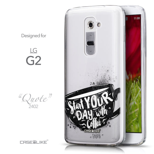Front & Side View - CASEiLIKE LG G2 back cover Quote 2402