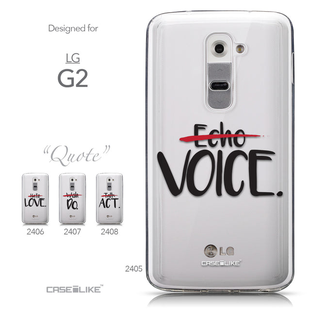 Collection - CASEiLIKE LG G2 back cover Quote 2405