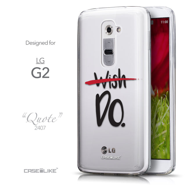 Front & Side View - CASEiLIKE LG G2 back cover Quote 2407