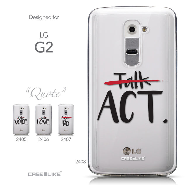 Collection - CASEiLIKE LG G2 back cover Quote 2408